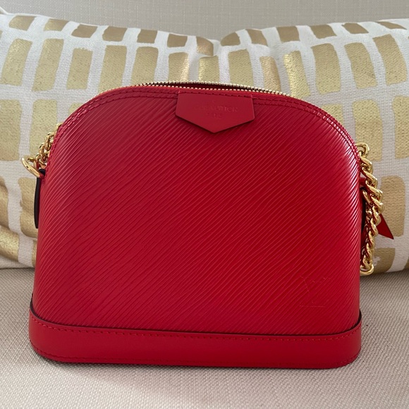 Louis Vuitton Coquelicot Epi Alma Mini Gold Hardware - Picture 2 of 5